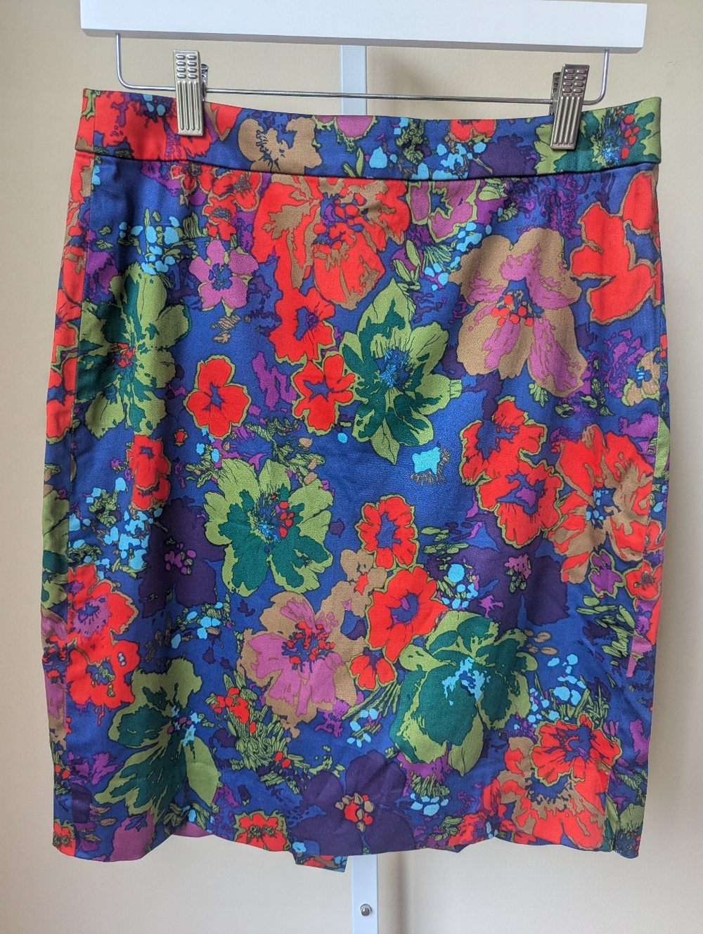 J. Crew floral pencil skirt size 4
